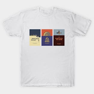 Ernest Hemingway Book Collection T-Shirt